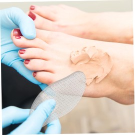 FRCOLOR 4pcs Exfoliating pedicure Glass Foot Scrubbers dead skin scrubber glass foot file pedicure foot file glass foot rasp foot grater mutitool manual supplies white