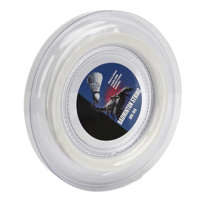 POWERTI Badminton Racquet String High Elasticity Wear Resistant Resin Fibre