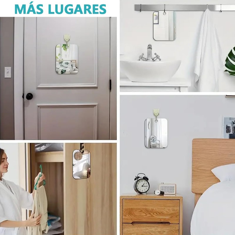Espejo para Regadera, Espejo de Ducha para Afeitar, Espejo Antivaho