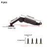 T Tulead 2 Pair Lid Support Hinge, Heavy Duty Spring