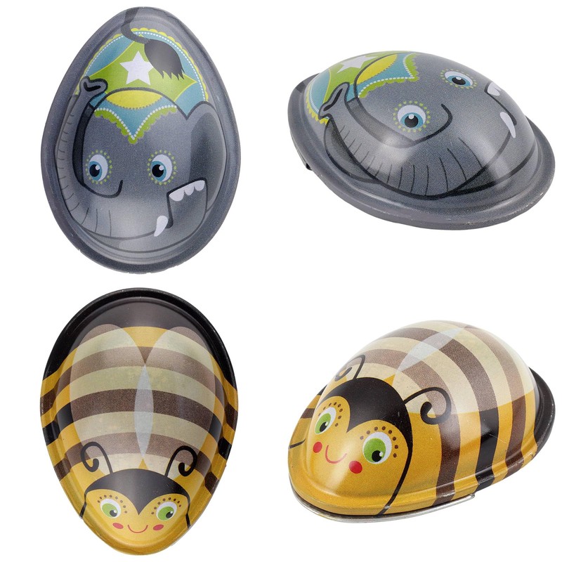Freak Scene Tin Toy Knack Animal Clicker Tin Animal Bee