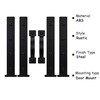 FOHOME Magnetic Decorative Garage Door Accents Faux Hinges Handles Hardware