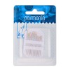 Pro Easy-Threading Self-Threading Needles, 12 V-Shaped Eye Needles, Assorted Sizes,