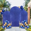 Bling Royal Blue Arch Cover, 6 FT Sequin & Fabric