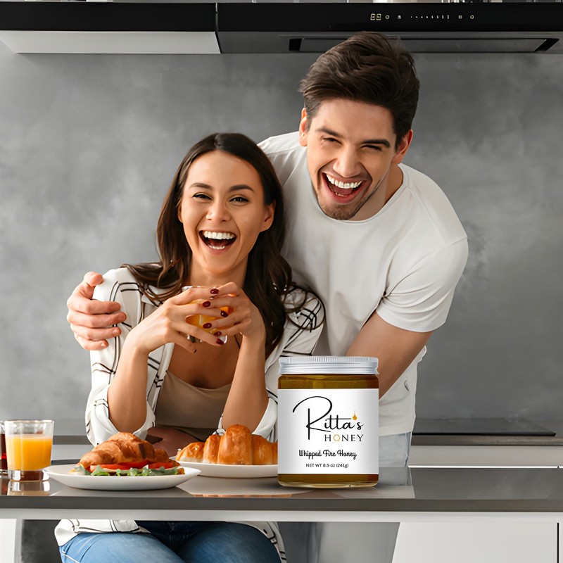 Ritta’s Whipped Fire Honey with Ginger, Turmeric, Cayenne & Cinnamon