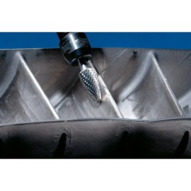 Pferd Carbide Bur Sf-5 Tree Shape Double Cut 1/2 Inch X 1 Inch X 1/4 Inch Shank