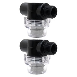 Qblahip 2Pcs Water Pump Strainer Filter, for RV Replacement 1/2 Inch Twist-on Pipe Strainer Compatible for WFCO and Shurflo Pumps