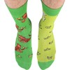 TODO Colours Funny Socks with Motif - Multicoloured, Colourful, Crazy