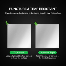 VIVOSUN Highly Reflective Mylar Film Roll 4FT x 25FT for Outdoor Grow Room Indoor Decoration Aluminum Paint Coated 2 Mil Silver