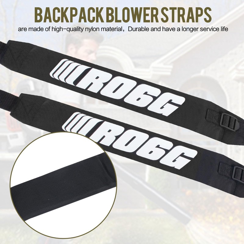 VQQLII C061000111 Backpack Blower Straps/Harness-2 Pack black，Replace C061000110 Leaf Blower