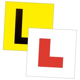 ULTECHNOVO 2pcs Learner Driver Magnetic Stickers Removable Car Decals for Drivers High Visibility Safety Easy Installation Reusability for Cars and Vehicles