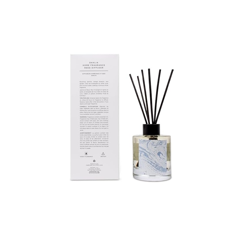 Mistral Marbles Home Fragrance Diffuser, Dahlia