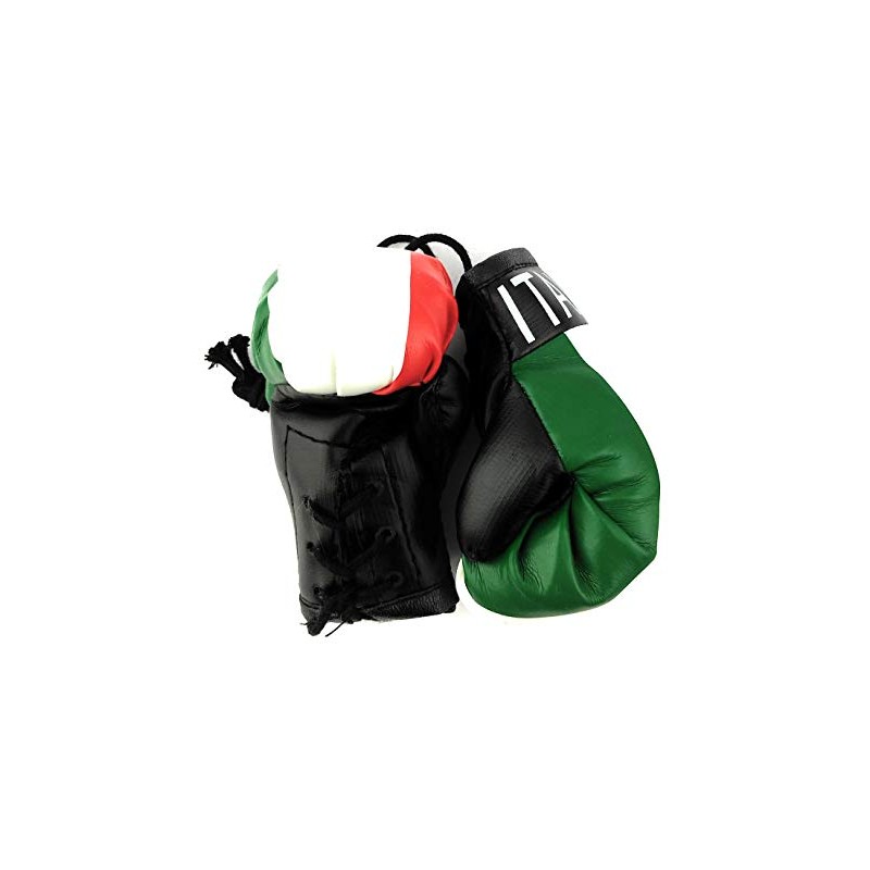 Red Hat Ent Hanging Car Mirror Mini Boxing Gloves (Italy)