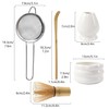 Set of 5 Matcha Tea Set with Whisk and Bowl,