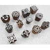 Crafts of India Wholesale Pack of 12 Wooden Block Printing