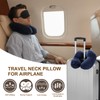 PATIKIL Automatic Inflatable Pillow, 2 Pcs Soft Flash Travel Neck