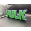 The Hulk Logo Sign Display | 3D Wall Desk Shelf