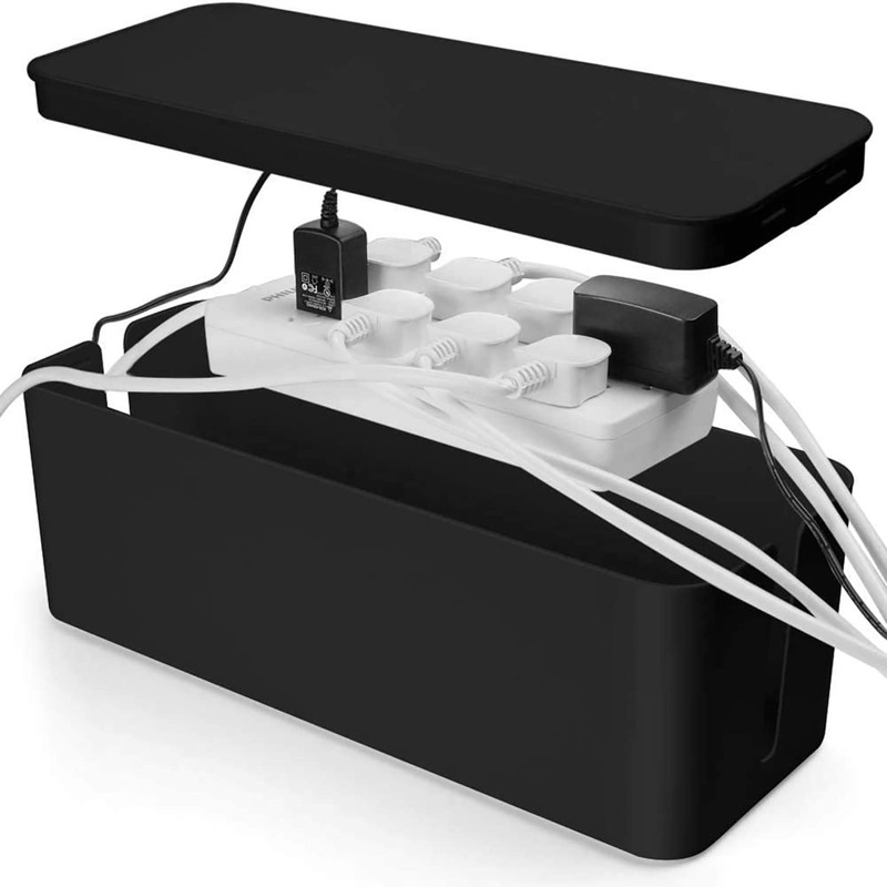 Cable Storage Box, Power Tap, Storage Case, Hide Wiring, Outlet,