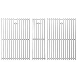 Orgneas Cooking Grates for Nexgrill 720-0882A Evolution Infrared Plus 5-Burner, Stainless Steel Solid Rod Grill Cooking Grids for Nexgrill Gas Grill Replacement Parts, Set of 3