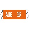 Tabbies Original COL'R'TAB 11880 Series Horizontal/Vertical Month Tabs, Orange, August,