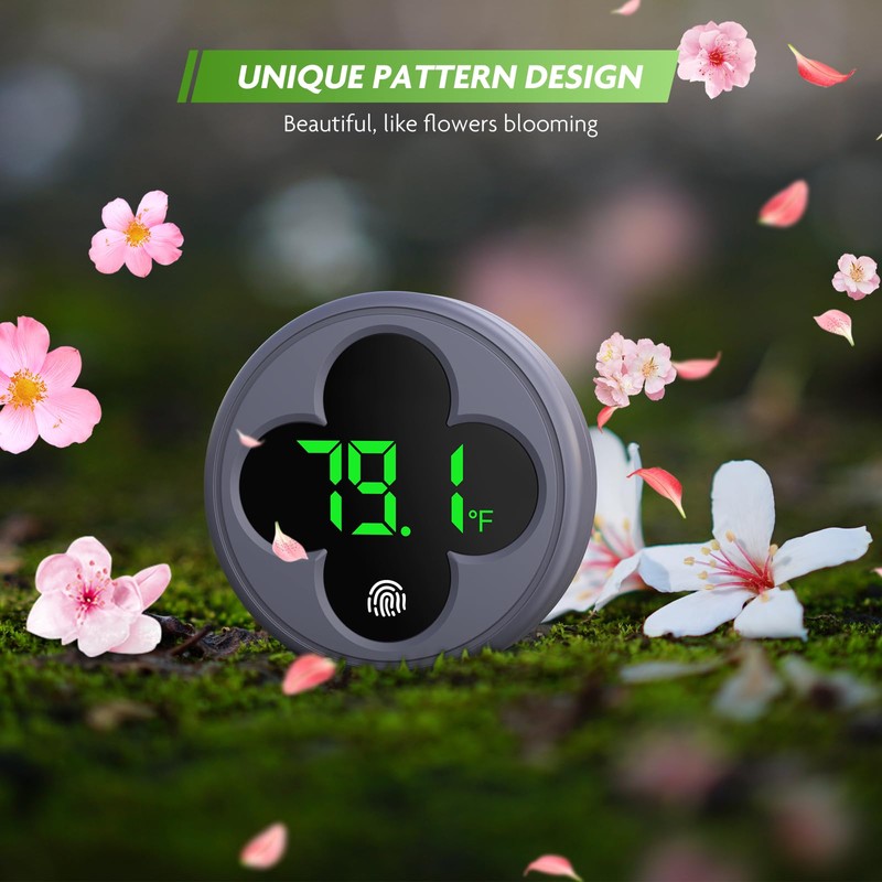 PAIZOO Aquarium Thermometer Digital, LED Fish Tank Thermometer Wireless Accurate