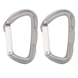 2Pcs Climbing Carabiner Heavy Duty Good Flexibility Durable Light Carabiner Clip Climbing for Camping Rock Climbing