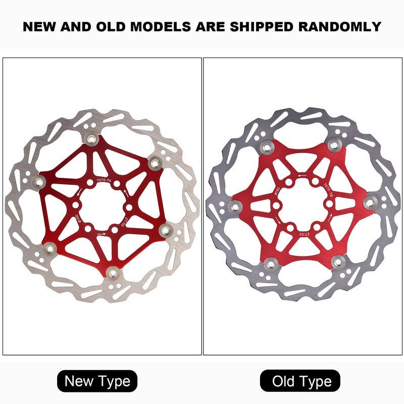 ZTTO 160mm 6 Bolts Mountain Bike Floating Brake Disc Pad