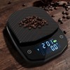 Digital Coffee Scale Rechargeable Clear Display Digital Food Scale with