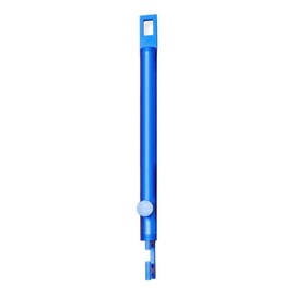 Car Door Lock, Rear Door Limiter, Rear Door Auxiliary Handle, High Strength Aluminum Alloy Material, Can Hold Half-Open State, Adjustable 12.2 - 18.5 inches (31 - 47 cm), Blue Car Ventilation Gap