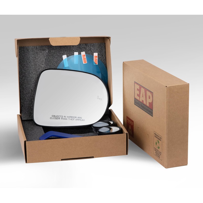EAP Passenger Side Mirror Glass Compatible with Lexus RX 2009-2015,