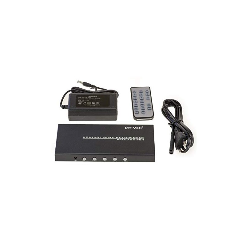 KALEA-INFORMATIQUE 4x1 Quad HDMI MULTIVIEWER SWITCH. Multiple display from one