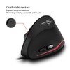 Vertical Mouse, Zelotes Ergonomic Mouse,3200DPI LED Optical USB Wired Mouse,6