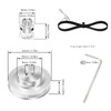 Synchronous Wheel for VORON 2.4 3D Printer 20+60 Teeth 8mm