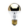 Bulbrite 60A19HG 60-Watt A19 Bulb, Half Gold, Medium Base -