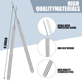 Outus 8 Pieces Clay Needle Tools Ceramic Detail Pottery Sculpture Needle Detail Modeling Clay Tool Kit