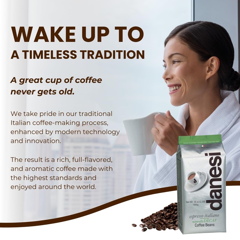Danesi Caffe Italian Whole Coffee Beans - Espresso Coffee Beans