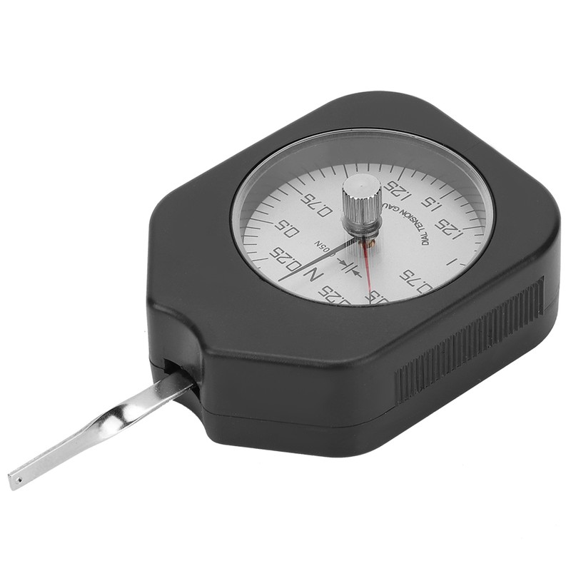 Plastic Double Pointer Dial Type Tensiometer Tension Force Analog Meter