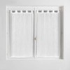 Douceur d'Intérieur 1626498 Pair Polyester White 2 x 90 x