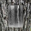 8oz Gargoyle Hip Flask Devil Reaper