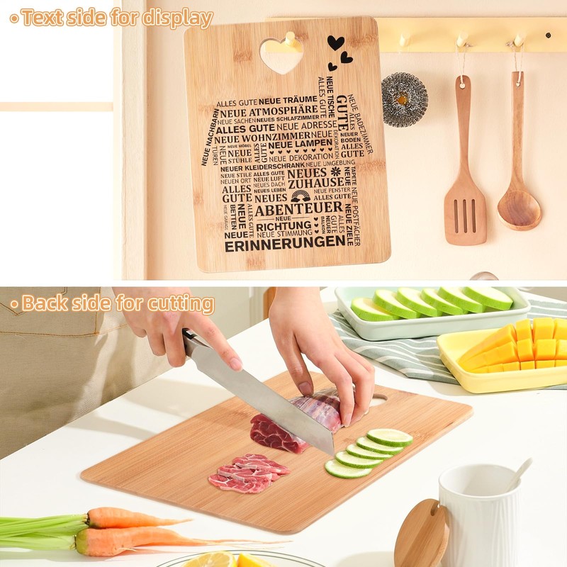 Trukafie Housewarming Gifts, 28 x 22 x 1 cm, Bamboo