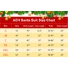 ACH Santa Suit for Men Santa Claus Costume Adult 12pcs