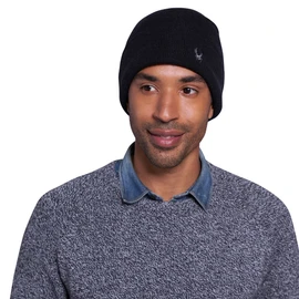 Spyder Hats Wool Blend Beanies Hat for Men Women Two Packs with Inner Fleece Lined Headband Black and Grey One Size Fit Most