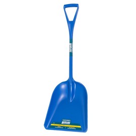 Gemplers Poly Scoop Shovel, FDA Food Safe, One Piece Construction, Non-Slip Grip Handle, 42" L