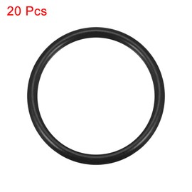sourcing map Metric Nitrile Rubber O-Ring Seal Sealing Ring Seals 47 mm Outer Diameter 40 mm Inner Diameter 3.5 mm Width Pack of 20
