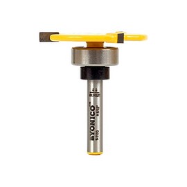 YONICO Top Bearing Slot Cutter Router Bit 5/32-Inch x 1/2-Inch 1/4-Inch Shank 14913q
