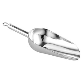 ccHuDE Stainless Steel Ice Scoop Kitchen Bar Scoop Metal Spice Scoop Sugar Flour Scoop Metal Utility Scoop Food Candy Scoop Dry Goods Scoop for Coffee Beans