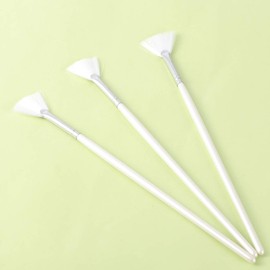 Healifty Fan Brushes, 6pcs Fan Brushes for Facials, Soft Fan Brush Facial Brushes Makeup Tools for Chemical Peel, Acid Peel and Facial Gels