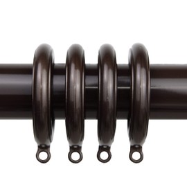 Rod Desyne Decorative 1.75 inch Eyelet Rings - Cocoa