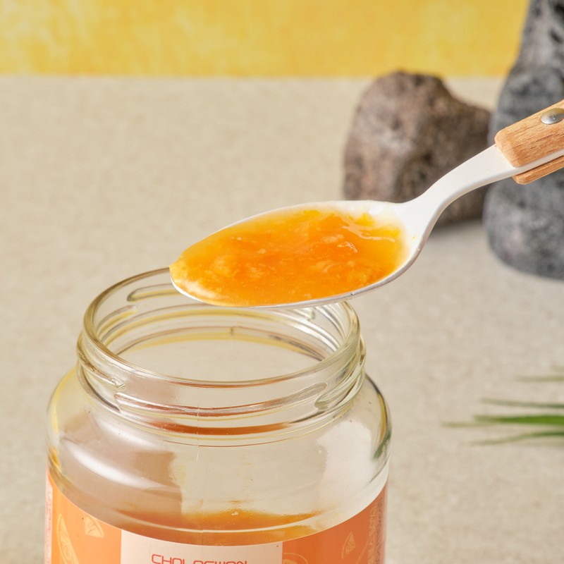 초록원 저당 제주감귤차 Chorokwon Low-Sugar Jeju Tangerine Tea