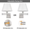 TRLIFE Wall Sconce Plug in, Dimmable Wall Sconces Set of